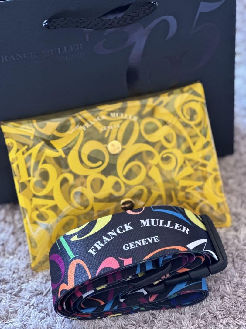 ⭐️羽田空港限定⭐️新品未使用フランクミュラースーツケースベルト黒 Amazon.co.jp: 羽田空港フランクミュラースーツケースベルト黒